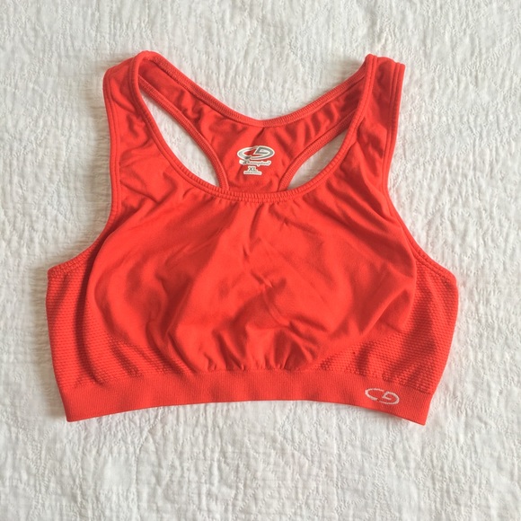 Orange Champion Low Impact Sports Bra XL - Picture 1 of 3